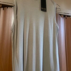 British Khaki Ribbed Top in Tan